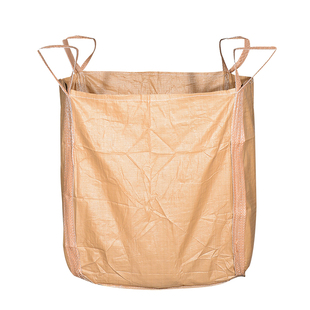 全新黄色吨袋1吨耐磨帆布加厚集装袋太空袋编织袋1.5t吨敞口平底