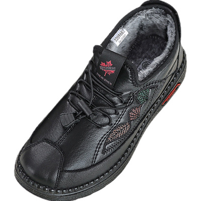 福泰欣冬季加绒保暖中老年妈妈鞋