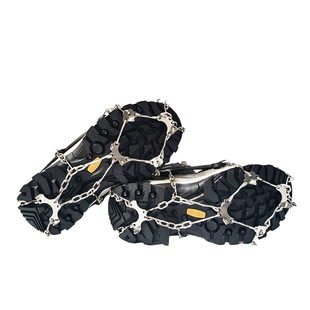 户外登山专业冰爪攀岩雪山防滑鞋套简易冰抓防摔雪地鞋钉链装备