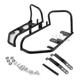 摩托车大边箱力帆V16边箱三箱国4哈雷改装件专用防撞支架带刹车灯