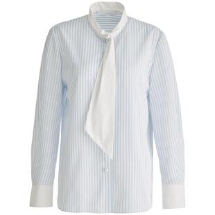 OBEG欧碧倩设计感条纹衬衫女春秋气质通勤上衣50463525