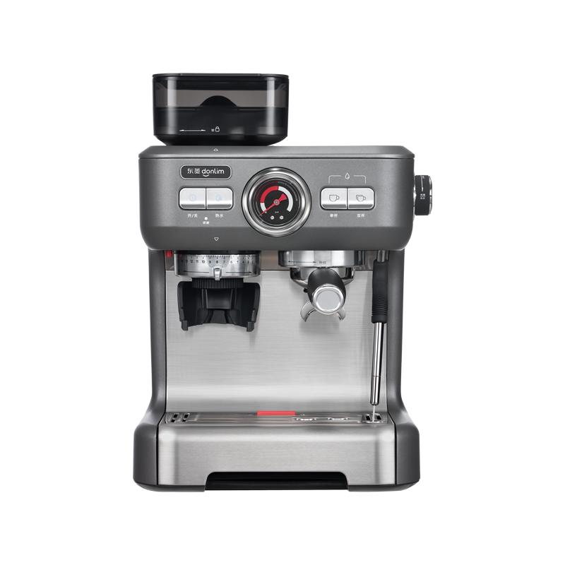 Donlim/东菱 DL-5700D家用商用小型意式全自动研磨一体咖啡机奶泡