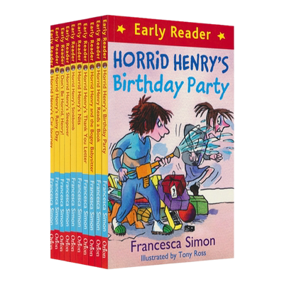 淘气包亨利10册英文原版进口