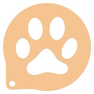 3寸4寸可爱小猫咪咖啡拉花模具 喷花模糖粉筛饼干印花模 撒粉磨具