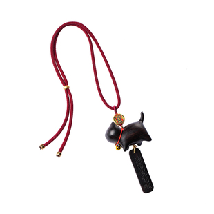 招财猫汽车挂件车载内饰品平安无事牌创意车载后视镜挂饰2025新款