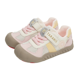 泰兰尼斯童鞋春夏新款女童幼儿园超护鞋男童学步网面透气宝宝板鞋