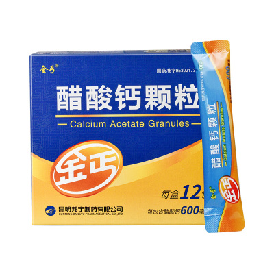【金丐】醋酸钙颗粒0.6g*12包/盒