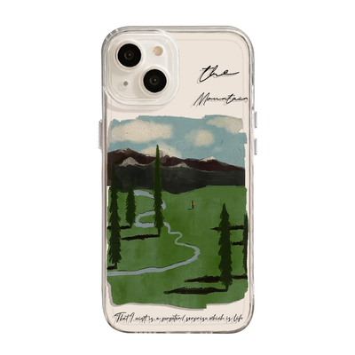 风景文艺小清新春天高级感手机壳