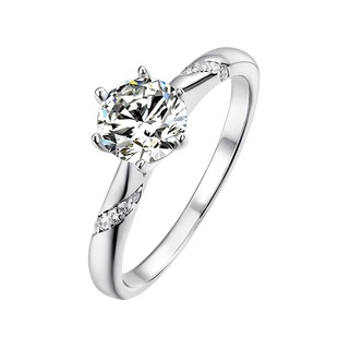 新款高端通灵女戒情侣对戒结婚钻戒婚戒婚礼戒指婚纱照道具升级款