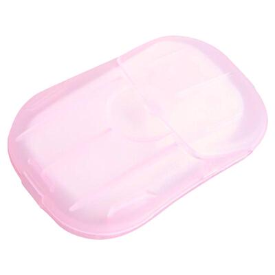 5盒装旅行便携式肥皂香皂纸户外一次性卫生清洁香皂片洗手片迷你