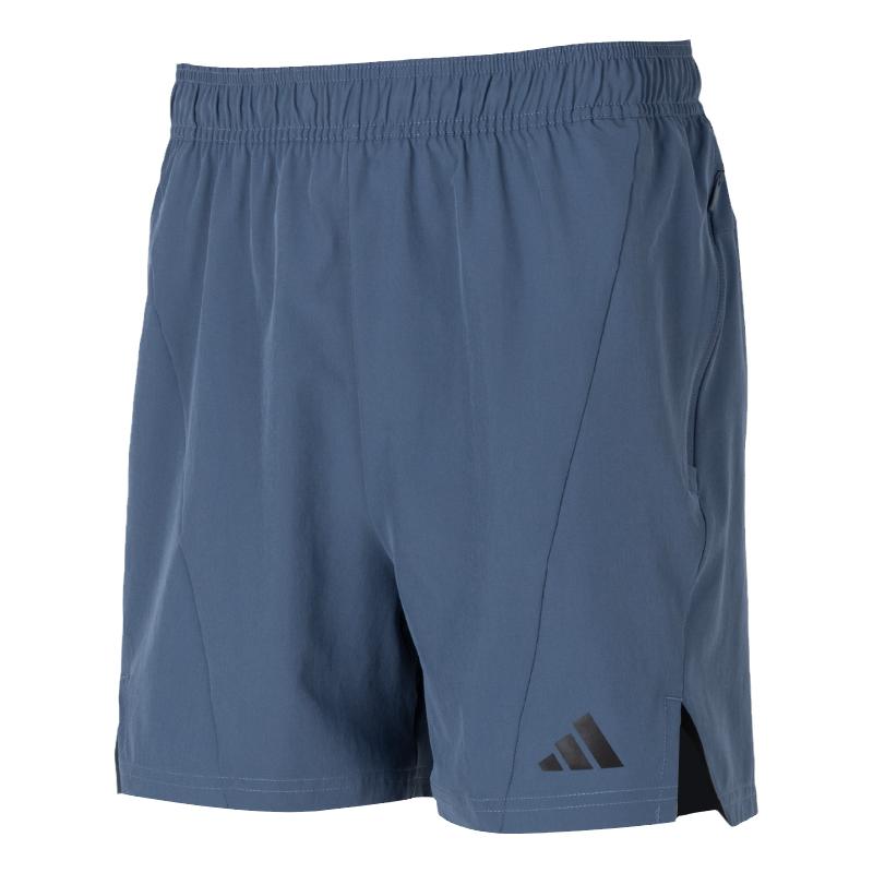 Adidas阿迪达斯男子夏季简约休闲舒适透气开衩运动训练短裤IS3833