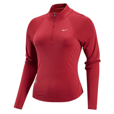 耐克女装2026春新款速干跑步训练立领修身运动长袖T恤 IQ3831-613