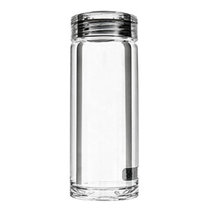 诺岩单层玻璃杯少女加厚耐高温简约水杯便携带盖可爱网红泡茶杯子