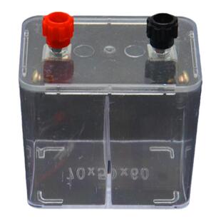 原电池实验器J26003电解质溶液导电演示器二极管显示石墨电极物质导电性弱电强电初中化学实验器材教学仪器