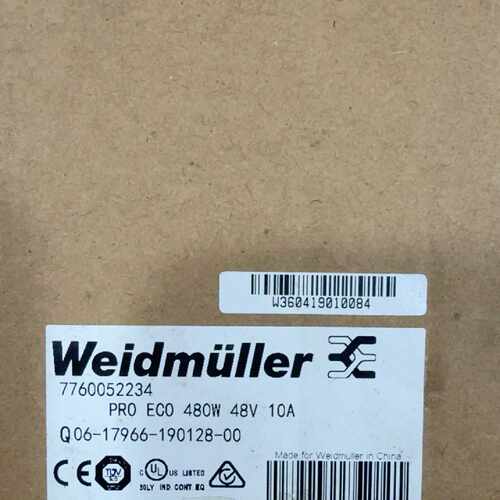 溢价-Weidmüller魏德米勒PRO ECO 480W 48V