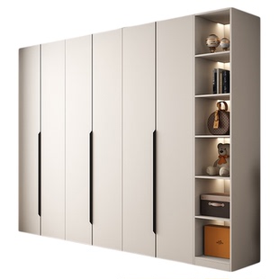 南京全屋定制衣柜家具兔宝宝工厂做橱柜pet一门到顶极简实木现代