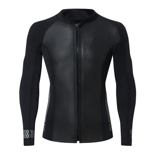 AXESEA 2/3mm Wetsuit 湿衣男上衣水基氯丁橡胶CR防寒冲浪潜水服