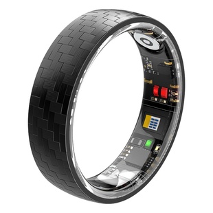 【2025款碳纤维轻薄耐刮】协立健康测无创血糖尿酸血脂四项血压智能戒指睡眠血氧心率运动24小时全天监测指环