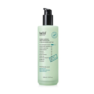 韩国直邮碧研菲 BELIF PROBLEM SOLUTION 纯素保湿乳液 100ml正品