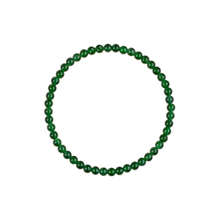 天然辣阳绿A货翡翠小米珠手串冰种玉石招财转运4mm串珠手链女款