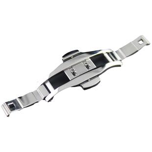 包邮通用表扣手表蝴蝶扣配件对折扣折叠扣双开双按钢带男款女款