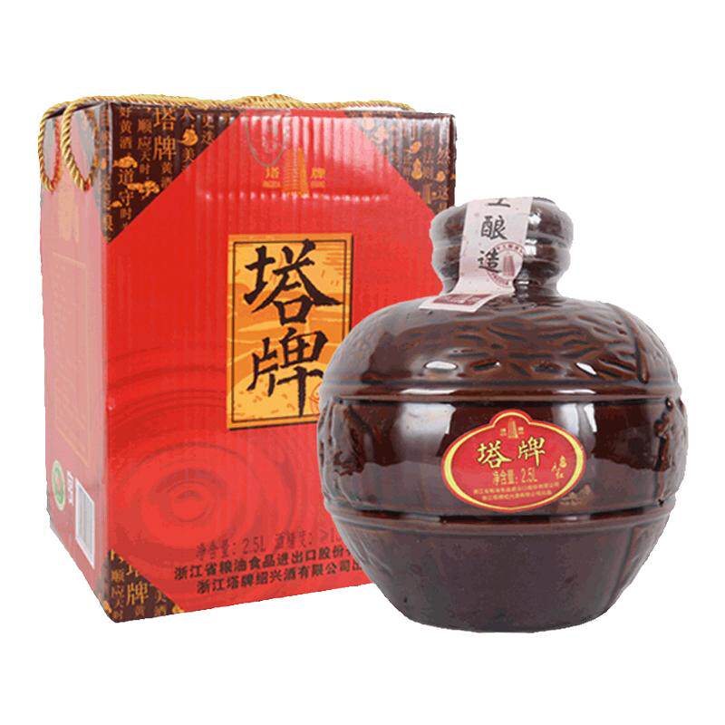 塔牌元红5斤低糖干型手工花雕酒