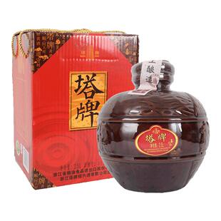 塔牌元红黄酒2.5L坛装礼盒绍兴黄酒低糖干型原酒手工冬酿糯米老酒