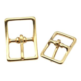 男士纯铜扣纯黄铜男款针式皮带扣头女士日字针扣裤带扣腰带扣头