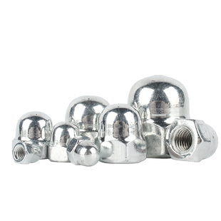 镀锌盖形螺母盖帽装饰螺帽圆头螺丝母盖型螺母M4M5M6M8M10M16M20