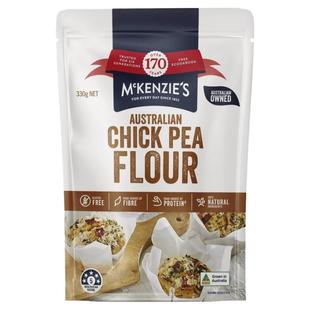 小肚腩澳洲代购 McKenzie's纯鹰嘴豆粉 330g 低GI 无麸质烘焙