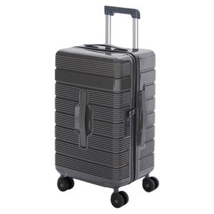 趣可迎PC行李箱男生结实耐用密码箱旅行登机大容量26寸加厚拉杆箱