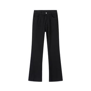 微喇牛仔裤男款冬季加绒加厚2025新款直筒裤美式高街弯刀裤子男士