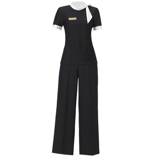 高级美容师工作服女夏季高端SPA美体美发酒店前台医疗美容院套装