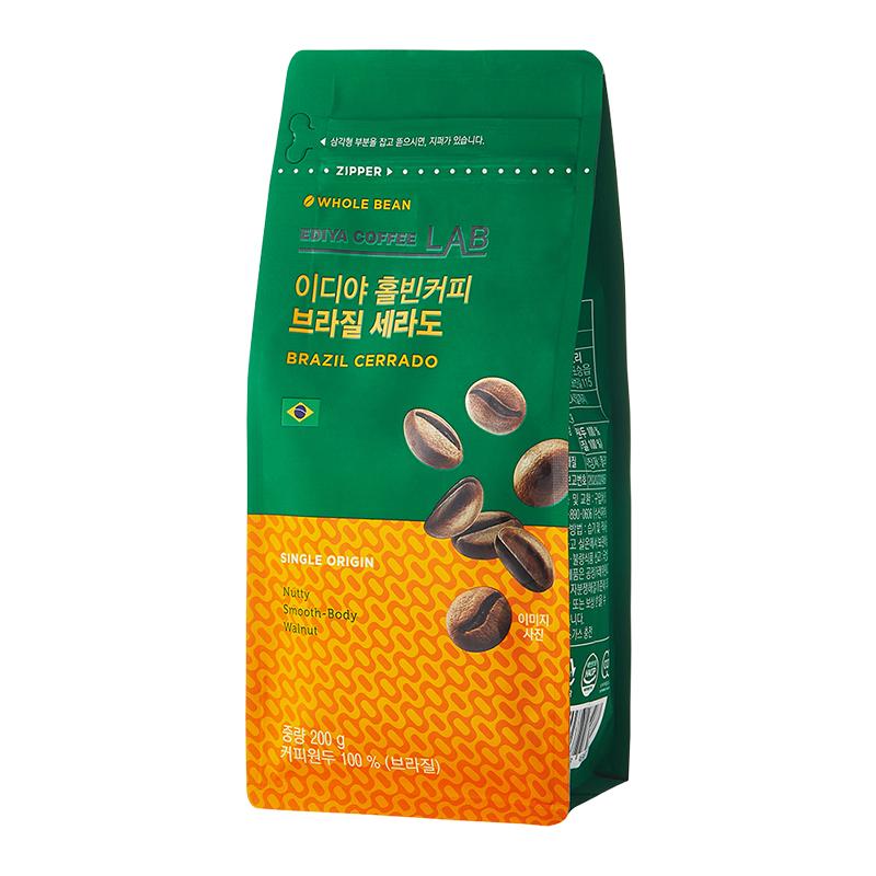 EDIYA韩国进口巴西产咖啡豆200g