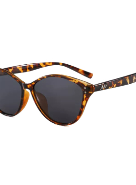 玳瑁猫眼墨镜女2026新款偏光防紫外线高级感显脸小太阳镜开车专用