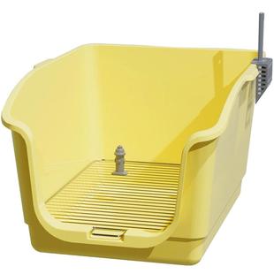 狗厕所中小型犬专用高围栏尿盆防踩屎狗狗大小便神器不锈钢狗砂盆