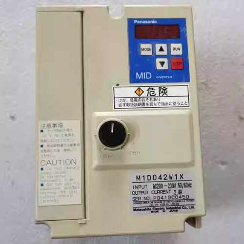 议价松下变频器 M1D042W1X 220V 0.4KW 实拍测试包好 质保 实拍