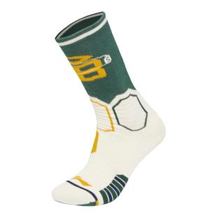 李宁袜子反伍BADFIVE篮球男士2023新款长袜抗菌反光运动袜AWLT053