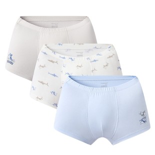 [3条]三枪儿童内裤婴幼儿A类三角裤男童透气5A抑菌纯棉平角裤