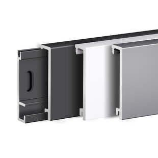 铝合金踢脚线超薄卡扣极窄贴脚线条4公分6cm金属不锈钢极简地脚线