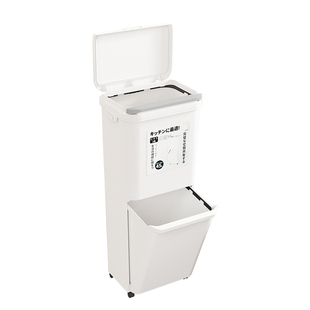 厨房垃圾桶家用厨余分类带盖大容量高款抽拉按压两用免弯腰专用桶