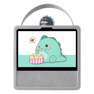 适用于小度T10保护套 添添旋转智能屏硅胶套可爱卡通 手提皮套全包外壳外套 小度在家智能音响配件贴膜配件