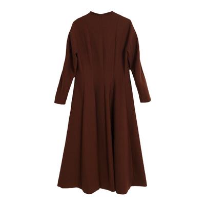 长款风衣READ_ME修身收腰圆领