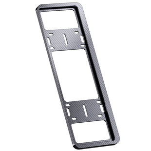 加厚车牌保护框铝合金汽车牌照边框架蓝绿牌新能源车牌套固定底座