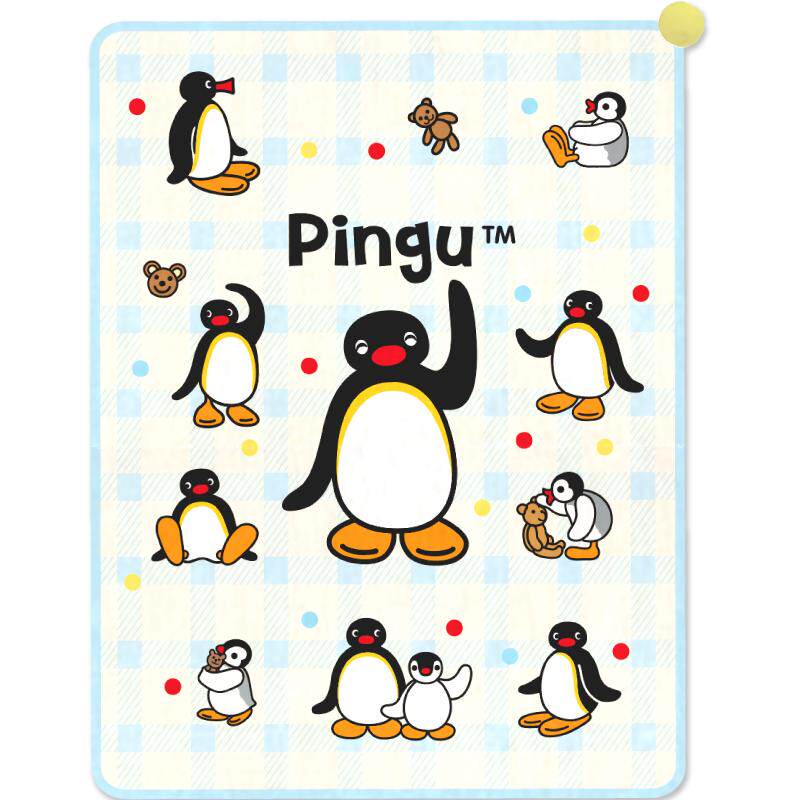 言仓Pingu联名厚毛毯毛绒保暖