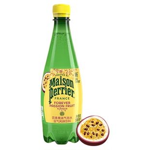 法国巴黎水Perrier氼颂家青柠味含气气泡水天然矿泉水500ml*24瓶
