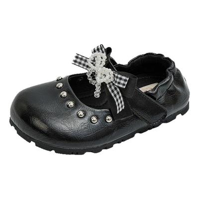 CBC洋气女童公主鞋软底小皮鞋潮