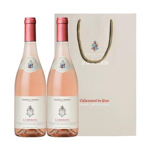 【自营】法国进口佩兰家族FamillePerrin桃红葡萄酒750ml节日送礼