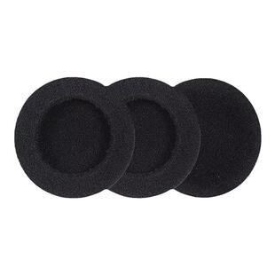 通用圆形耳棉套头戴式话务耳机空心海绵耳套耳麦45 50mm通用圆形耳罩保护套耳垫替网吧网咖游戏更换替换配件
