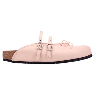 【预售】REPETTO X BIRKENSTOCK黑色/淡粉色Scala女半包勃肯拖鞋